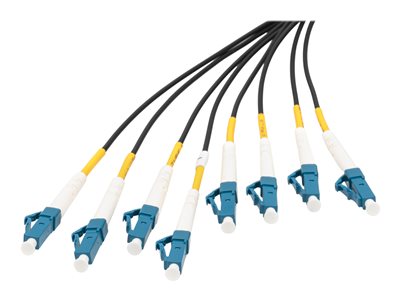 DIGITUS LWL Patchkabel LC->UPC 100m Vorkonfektioniert OS2 8 - DK-2A338U100BK-BBB