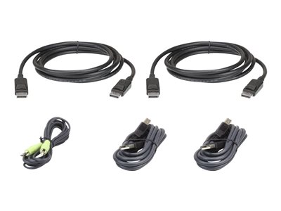 10FT DUAL DISPLAYPORT CABLE KITSECURE KVM CABLE KIT