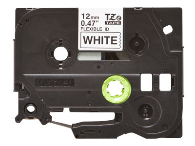 Schriftbandkassette Brother 12mm weiß/schwarz TZEFX231 - TZEFX231