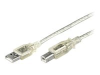MicroConnect USB-kabel 1m Transparent