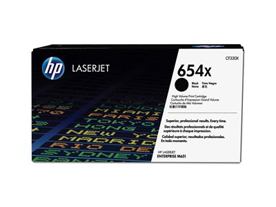 HP 654X High Toner