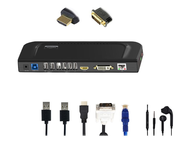 4XEM Slim Universal Docking Station with Vertical Stand