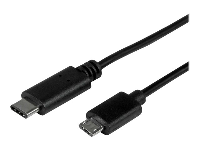 Image of StarTech.com USB C to Micro USB Cable - 0.5m - M/M - Thunderbolt 3 Compatible - Micro USB Cord -USB Type C to Micro USB Cable (USB2CUB50CM) - USB-C cable - 24 pin USB-C to Micro-USB Type B - 50 cm
