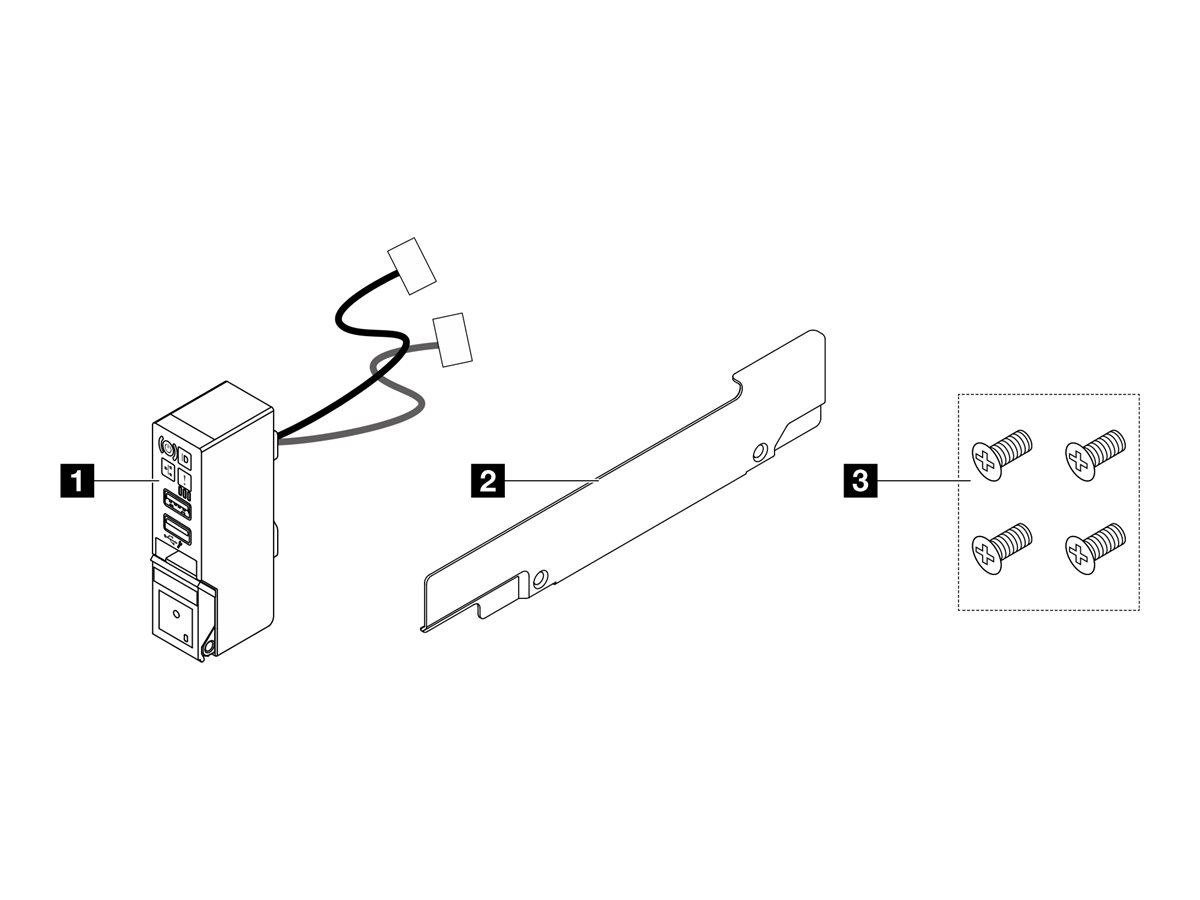 Lenovo - Rack door latch kit