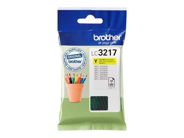 Image of Brother LC3217Y - yellow - original - ink cartridge