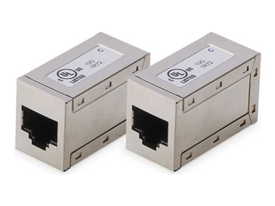 4016032495000 - DIGI ATAG88C6S-2 - Cat6 Modularkupplung geschirmt 2x RJ45 2 Stück 4016032495000 - DIGI ATAG88C6S-2 - Cat6 Modularkupplung geschirmt 2x RJ45 2 Stück