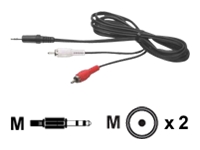 IOGEAR - Câble audio - mini jack stéréo mâle pour RCA mâle - 1.8 m