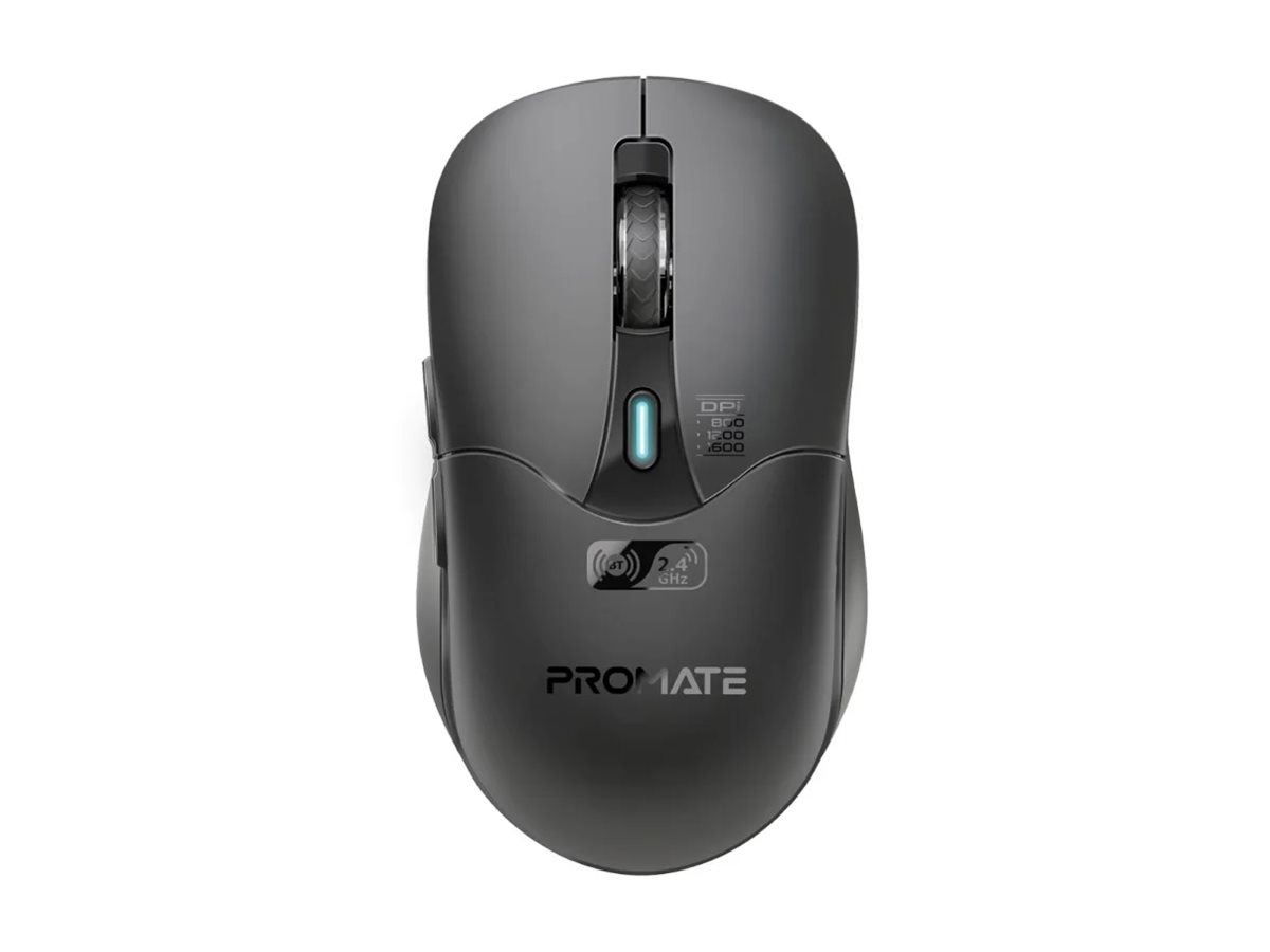 Promate SAMO mouse 2.4 GHz Bluetooth 5.1 Product shot Front 79800