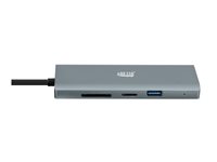Adesso - docking station - USB-C - 2 x HDMI - 1GbE - TAA Compliant