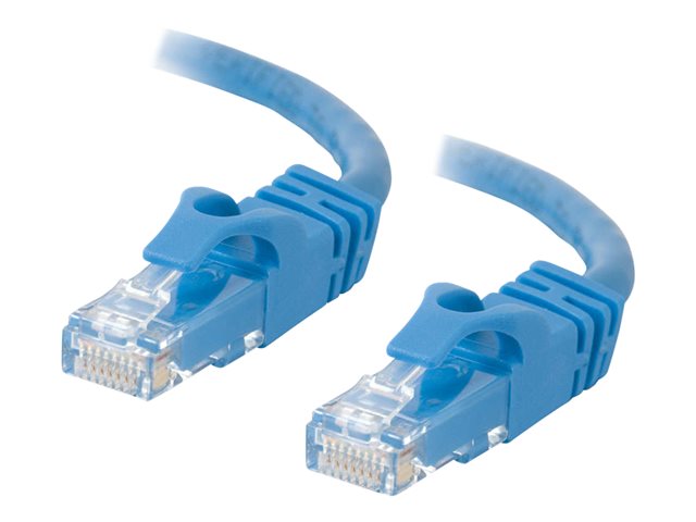 C2g Cat6 Booted Unshielded Utp Network Patch Cable Patch Cable 50 Cm Blue