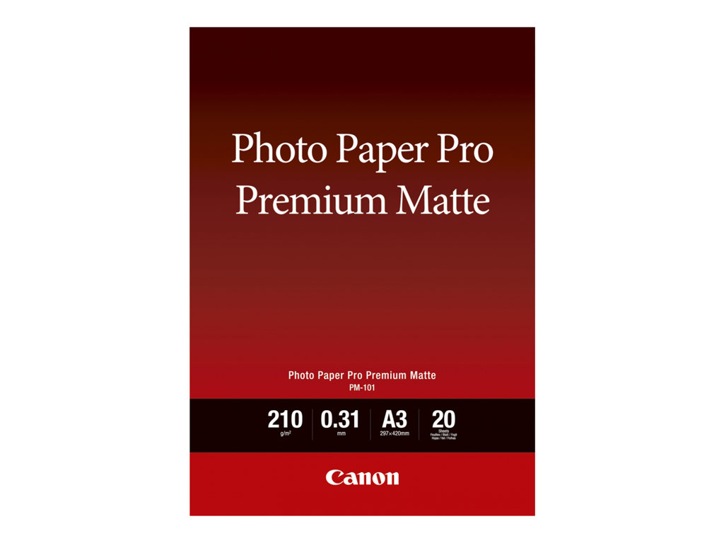 CANON Photo Paper Premium Matte A3 20 sh