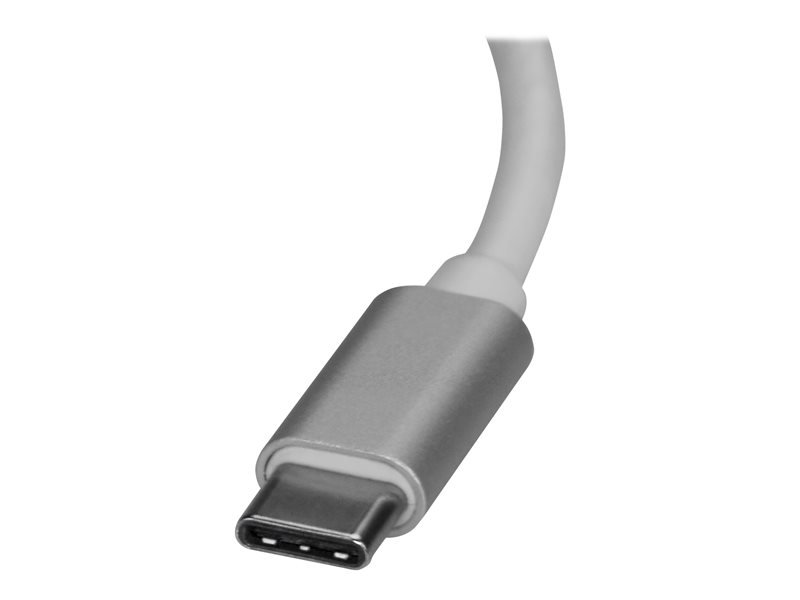 Adaptateur USB-C vers Ethernet, USB Type C vers RJ45 Gigabit Ethernet  Adaptateur réseau LAN , (boîtier en aluminium, argenté)