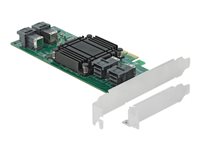 DeLOCK PCI Express x8 Card to 4 x internal SFF-8643 NVMe - Low Profile Form Factor Lagringskontrol