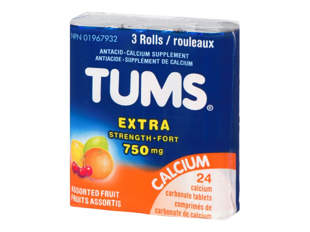 Tums Ex-Strength Fruit - 3pk