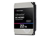 WD Ultrastar DC HC580 WUH722424AL5201 - hard drive - Data Centre - 22 TB - SAS 12Gb/s