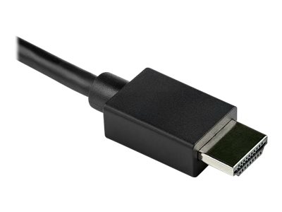 VGA to HDMI Adapter with USB Audio & Power – Portable VGA to HDMI Converter  – 1080p
