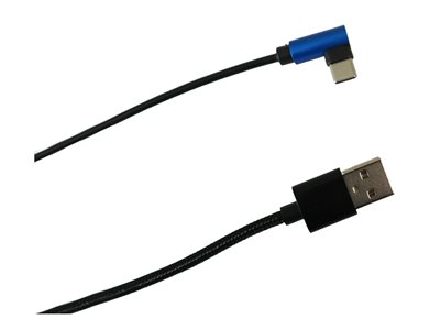 Havis - USB cable - USB Type A (M) straight to USB-C (M) right-angled