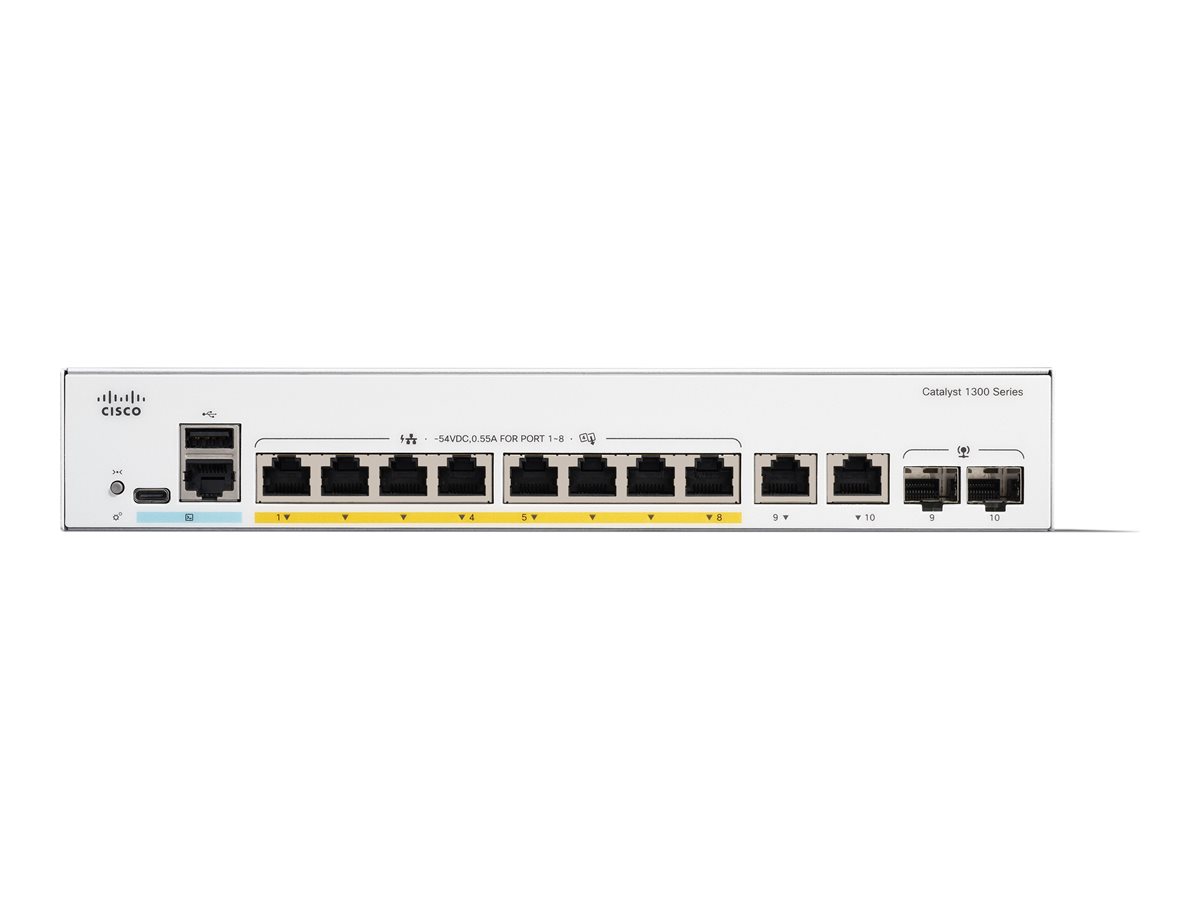 Cisco Catalyst 1300-8P-E-2G...
