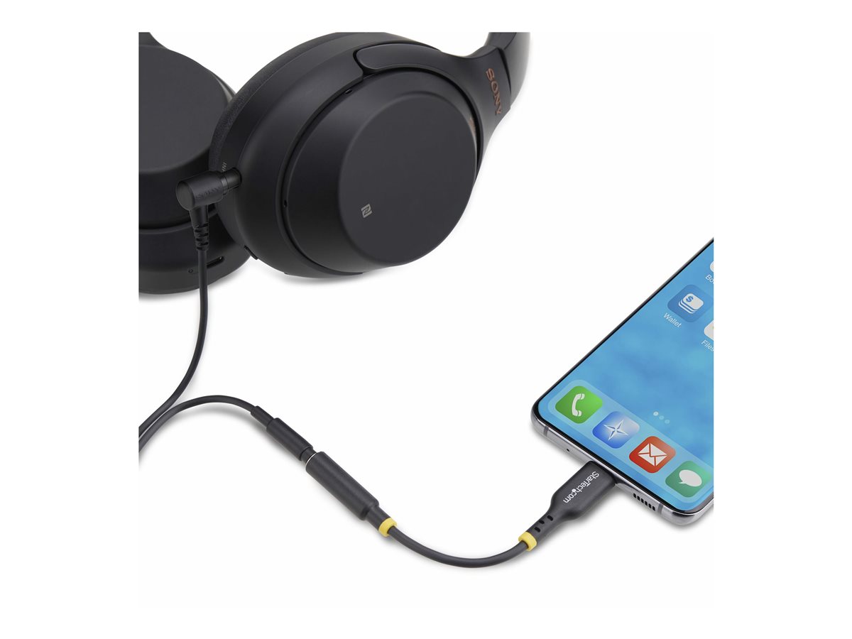 StarTech.com USB-C Audio Adapter to 3.5mm TRRS Jack, Headphone Aux Dongle - adaptér USB-C/jack sluchátek - 12.7 cm – foto 8