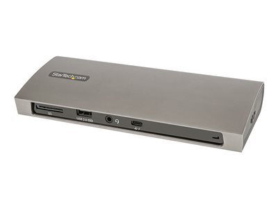 Startech Thunderbolt 4 Dock, 96W Power Delivery, Single 8K or Dual Monitor 4K 60Hz, 3x TB4/USB4 ports, 4x USB-A ports, SD, GbE, Thunderbolt 4 Docking Station for Windows or TB3 MacBook