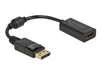 DeLOCK Videoadapterkabel DisplayPort / HDMI 15cm Sort