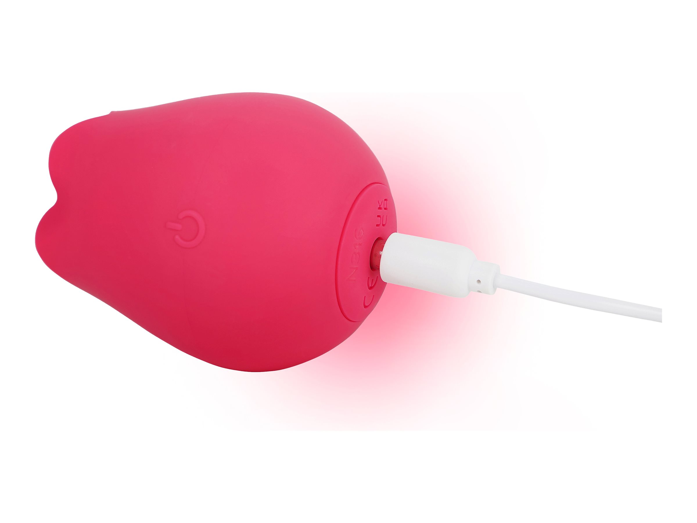 PlusOne Rose Arouser Personal Vibrating Massager - Flower - Red