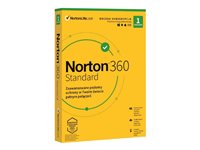 Norton 360 Standard Sikkerhedsprogrammer 10 GB cloud-lagerplads 1 enhed 1 år