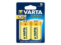 Varta Superlife D-type Standardbatterier