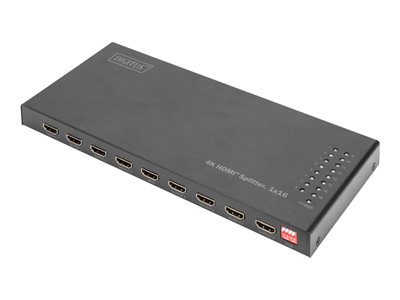 DIGITUS Splitter HDMI 1x16            4K/60Hz     schwarz