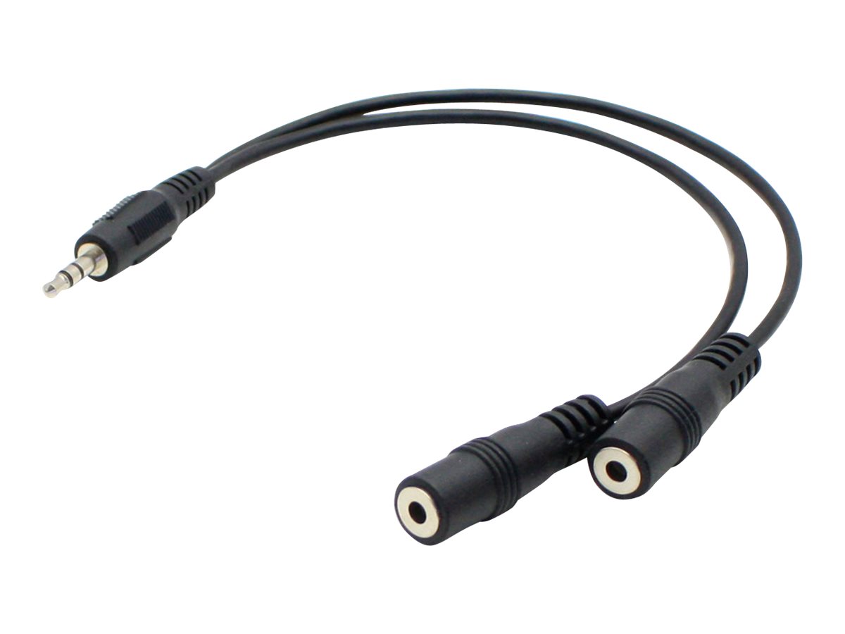 AddOn 5 Pack 8in 3.5mm Audio Splitter Cable