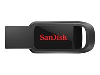 SanDisk Cruzer Spark 128GB USB 2.0 Sort Rød