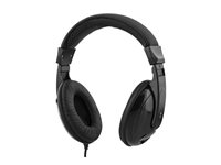 DELTACO HL-51 Kabling Hovedtelefoner Sort