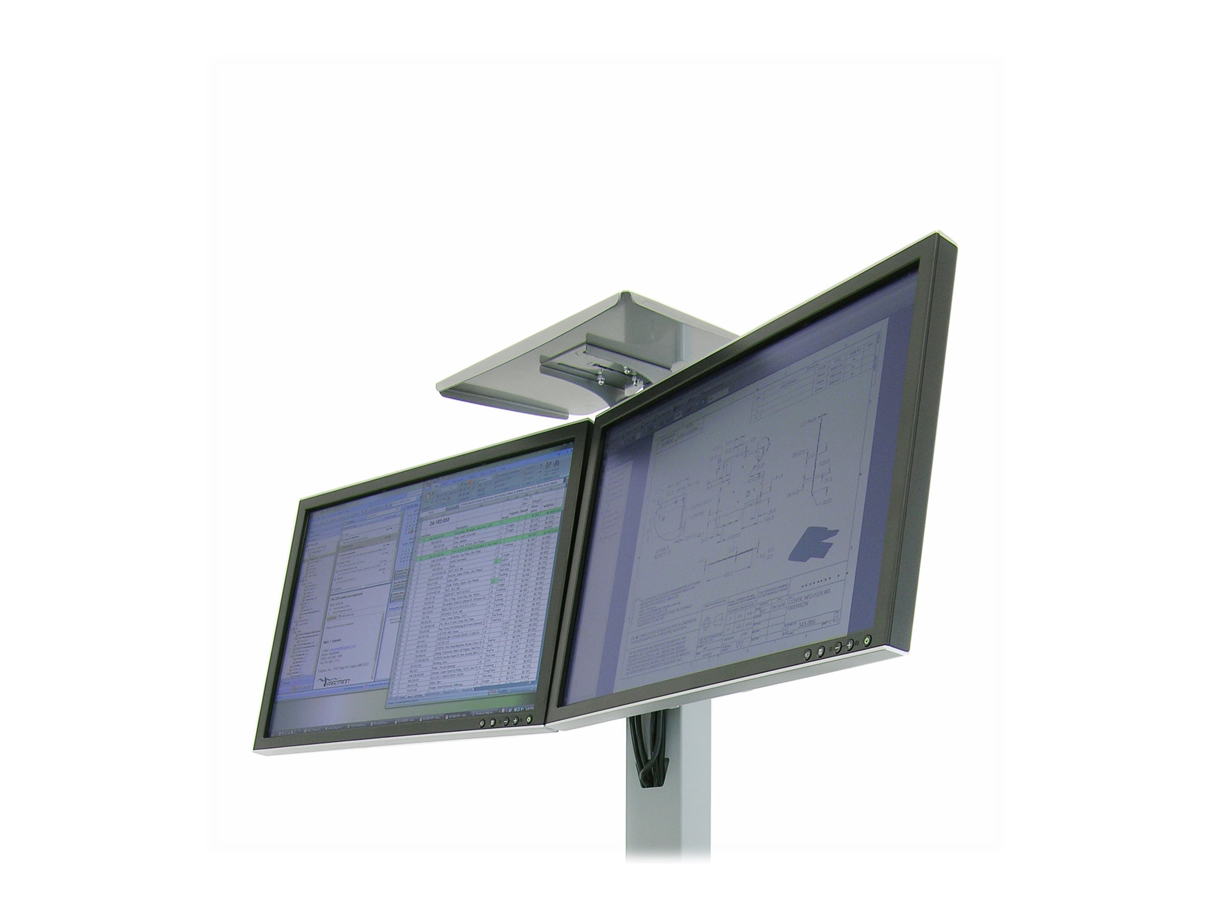 Ergotron - Mounting kit (fasteners, shelf, shelf bracket)