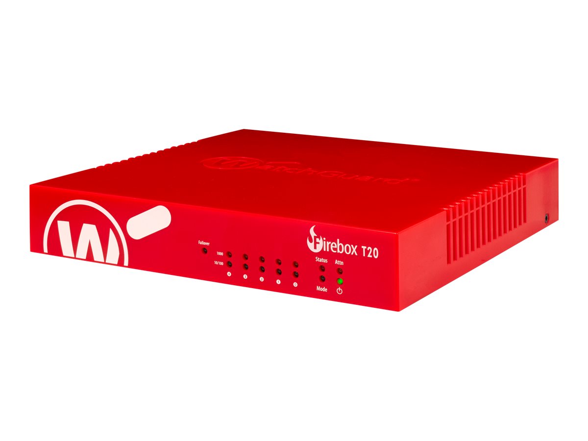 WatchGuard Firebox T20 with 3-yr Total Security Suite (WW)