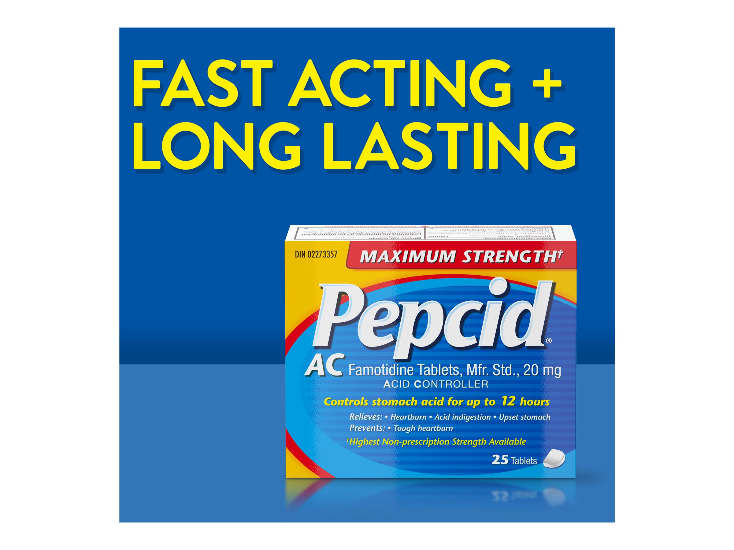 Pepcid AC Acid Controller Maximum Strength Tablets - 25's