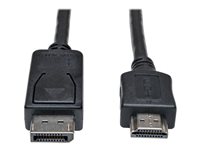 Eaton Tripp Lite Series Videoadapterkabel DisplayPort / HDMI 7.62m Sort