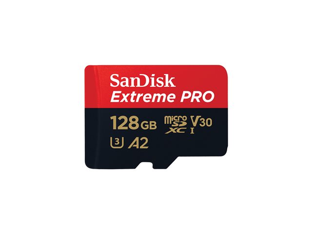 SANDISK Extreme PRO microSDXC 128GB +Adp SDSQXCD-128G-GN6MA