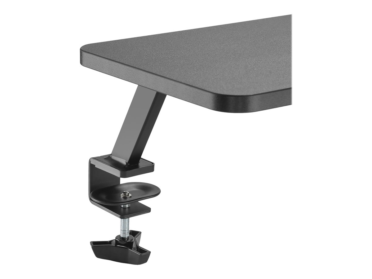 StarTech.com Monitor Riser Stand - Clamp-on Monitor Shelf for Desk - Extra Wide 25.6" (65 cm) For up to 34" Monitors - Black (MNRISERCLMP) montážní sada - pro obrazovka - černá – foto 6