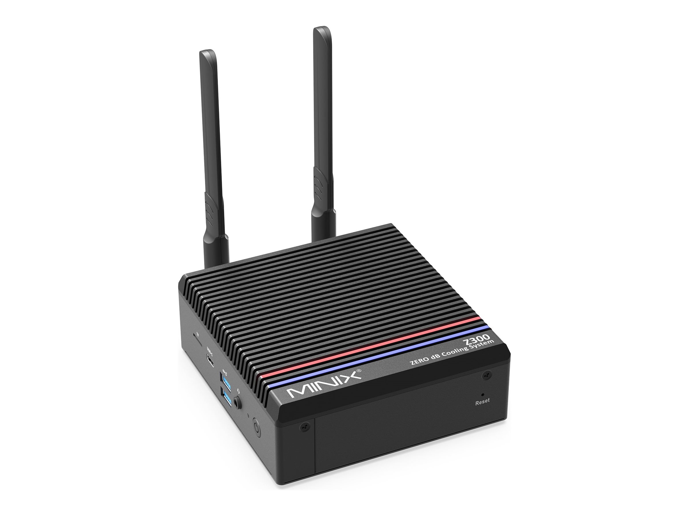 MiniX NEO Z300 mini PC Core i3 N300 16 GB SSD 512 Product shot Left-angle 79900