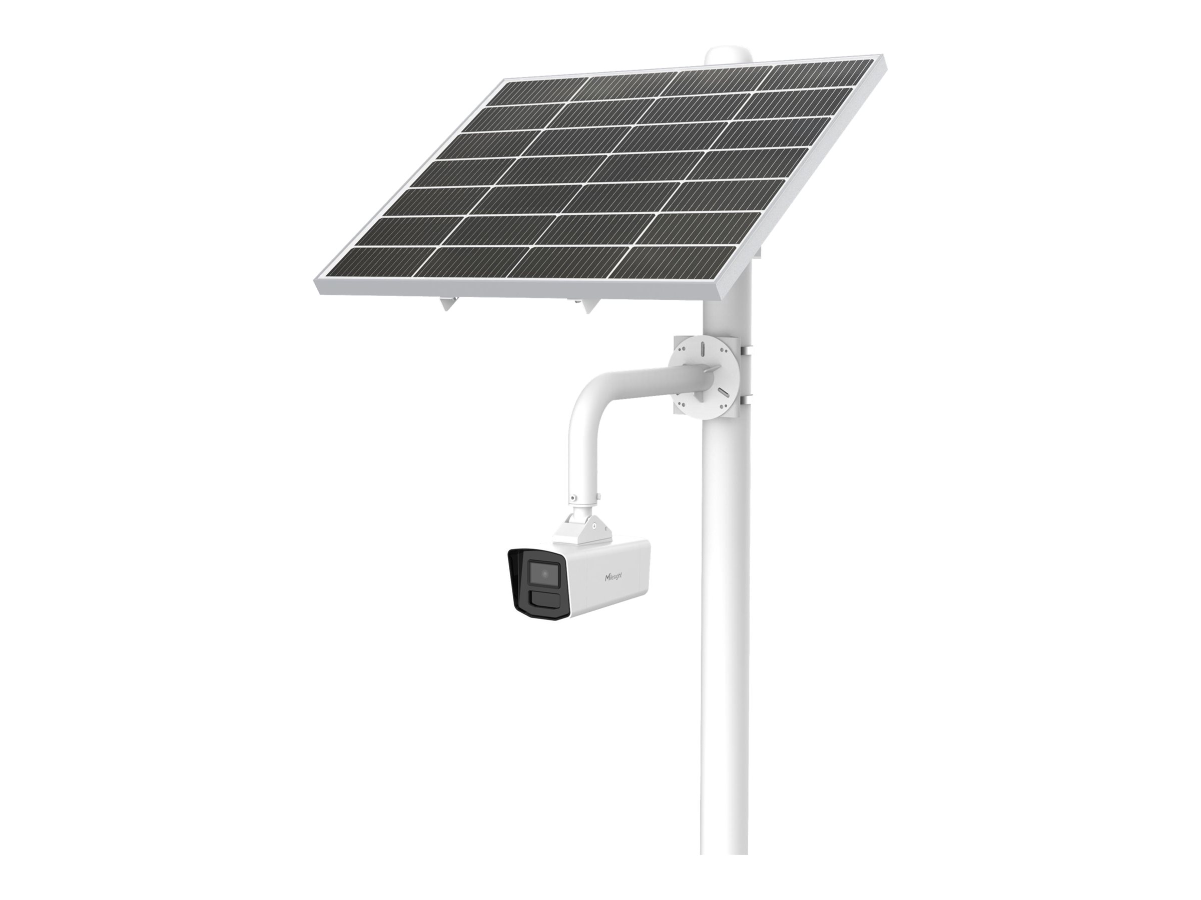 Milesight S100 S100B55 solar panel 100 watt NCM 50 Ah 555 Product shot with extra item(s) Right-angle 0