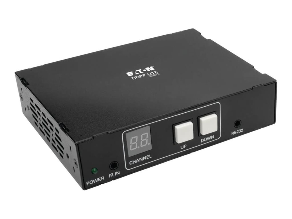Tripp Lite RGB Component Video + Audio over IP Extender Receiver over Cat5e/6, RS-232 Serial & IR Control, 1080i, 328 ft. (100 m), TAA