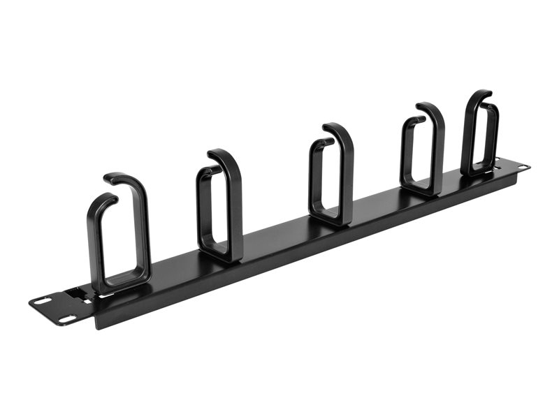 Panneau de gestion de câbles à bande brosse haute densité 1U - Panneau de gestion des câbles horizontal en acier robuste (CMBRUSH1U