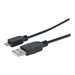 USB-A TO MICRO-USB CABLE 1.8M- MALE/MALE 480MBPS (