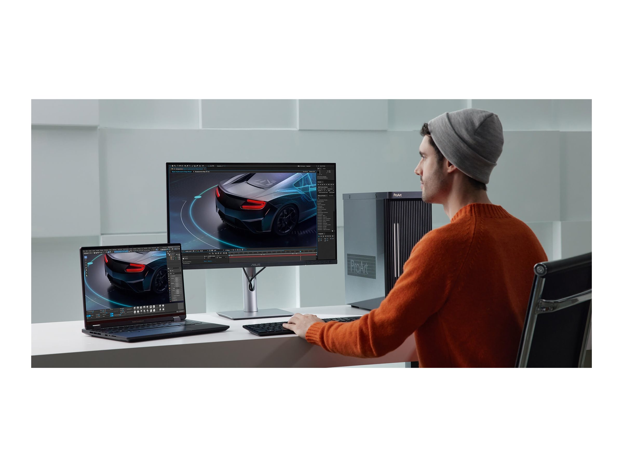 ASUS ProArt PA329CRV LED monitor 32 Product shot Front 80025
