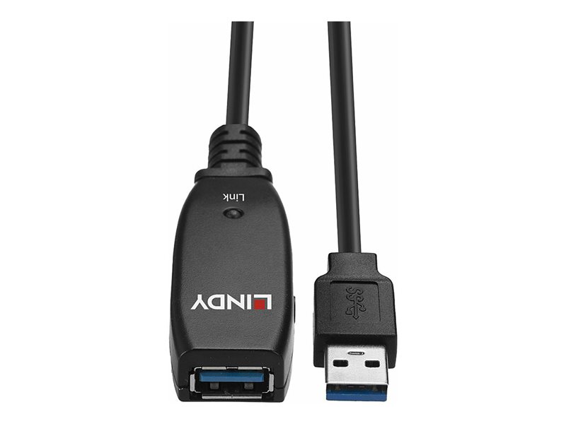 LINDY 15m USB 3.0 Active Extension Slim