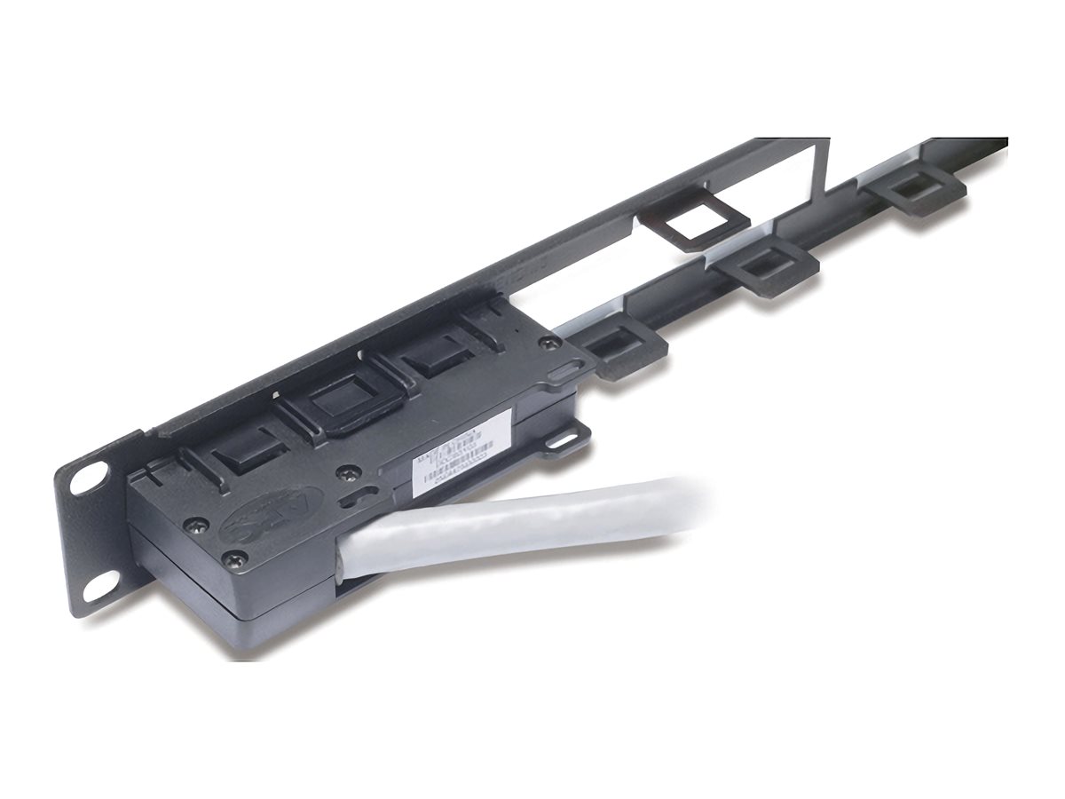 DATA DISTRIBUTION 1U PANEL HOLD4 CABLES EACH F/ TOTAL 24PORT RM