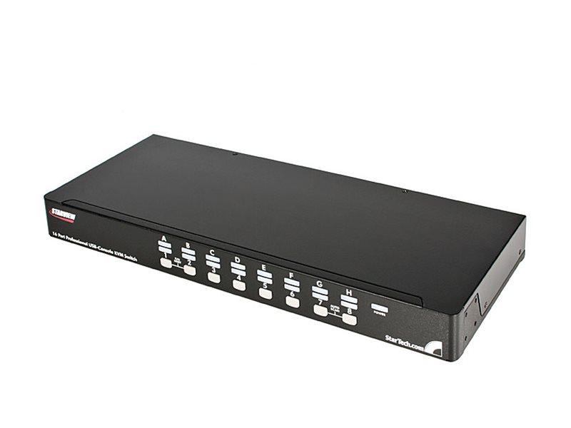 StarTech.com 16-Port KVM Switch with OSD- 1U Rackmount KVM Switch