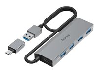 Hama Essential Line Hub 4 porte USB