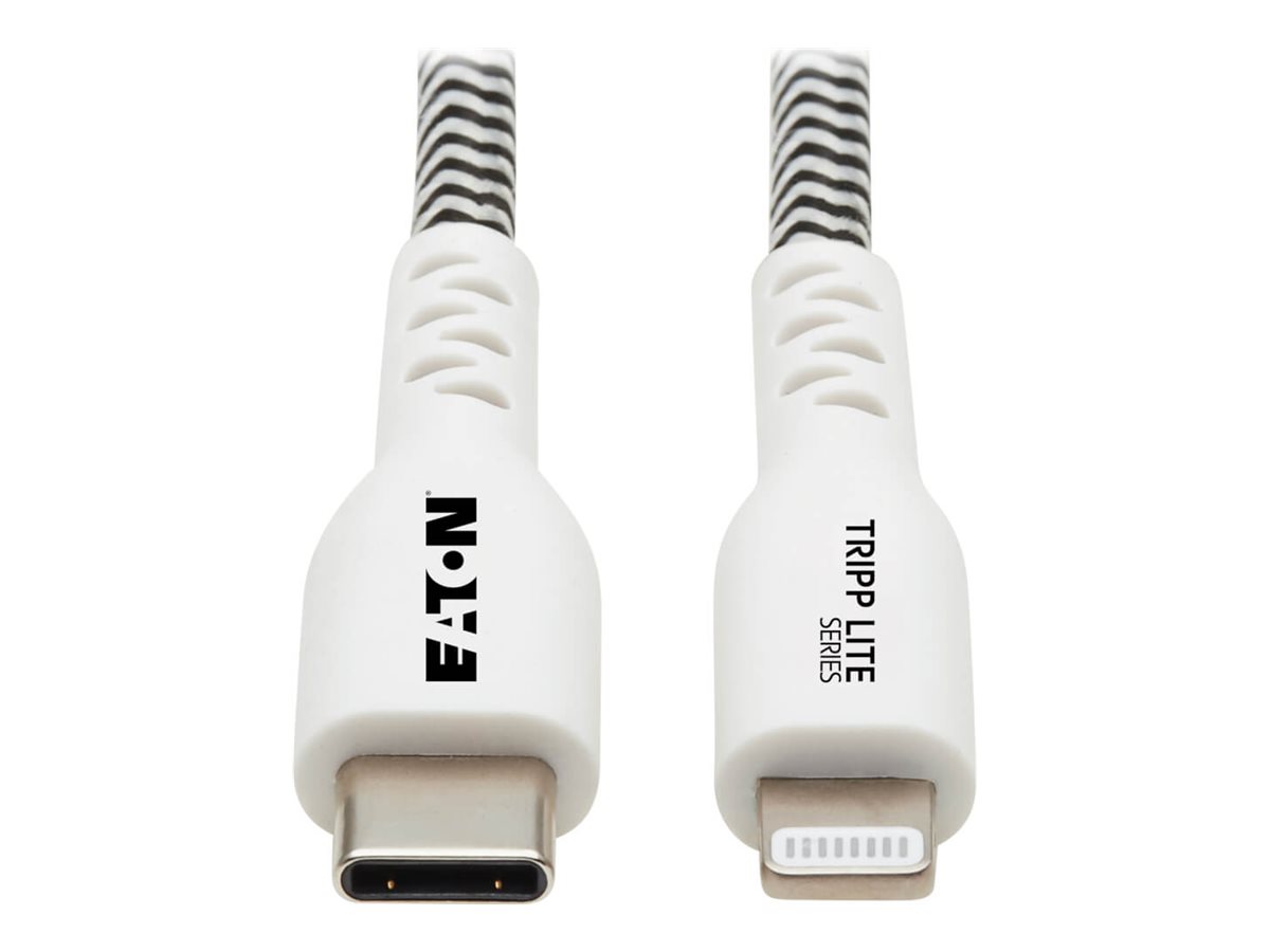 Eaton Tripp Lite Series Heavy-Duty USB-C to Lightning Sync/Charge Cable with Status LED