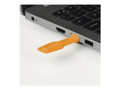 LINDY RJ45 Port Schlösse Orange 20 Stuc